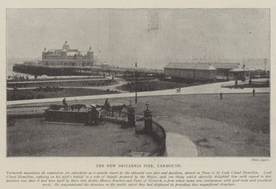 Molo New Britannia, Yarmouth od English Photographer