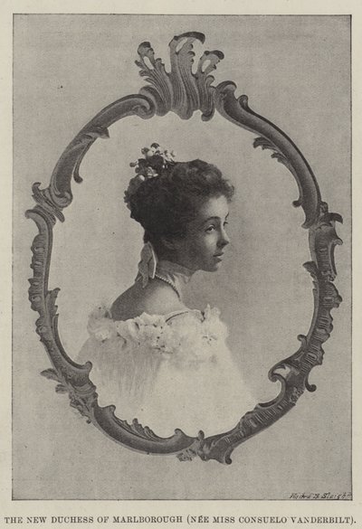 Nová vévodkyně z Marlborough (rozená slečna Consuelo Vanderbilt) od English Photographer
