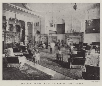 The New Empire Hotel v Buxton, Lounge od English Photographer