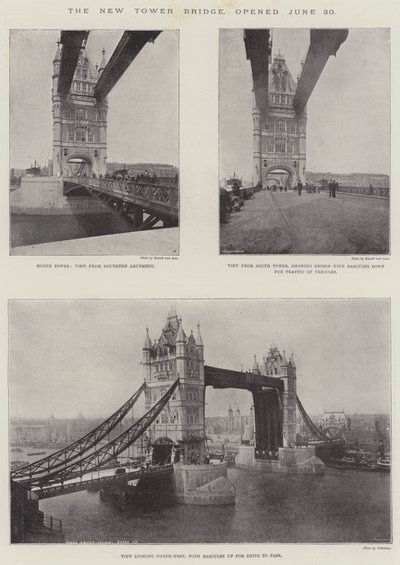 Nový Tower Bridge, otevřen 30. června od English Photographer