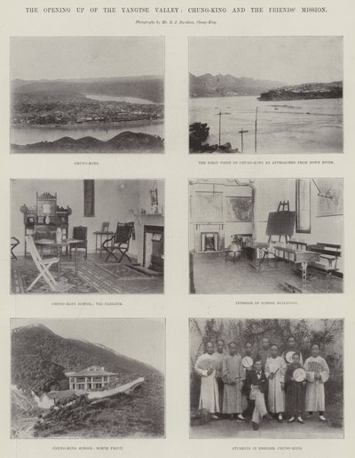 Otevření údolí Yangtse, Chung-King a mise přátel od English Photographer