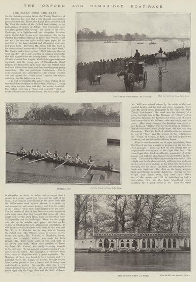 Oxford a Cambridge Boat-Race od English Photographer