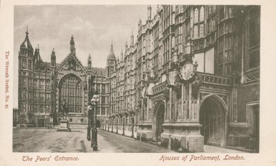 Peers Entrance, Houses of Parliament, Londýn od English Photographer