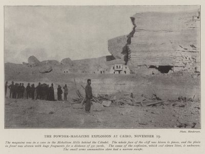 The Powder-Magazine Explosion v Káhiře, 19. listopadu od English Photographer