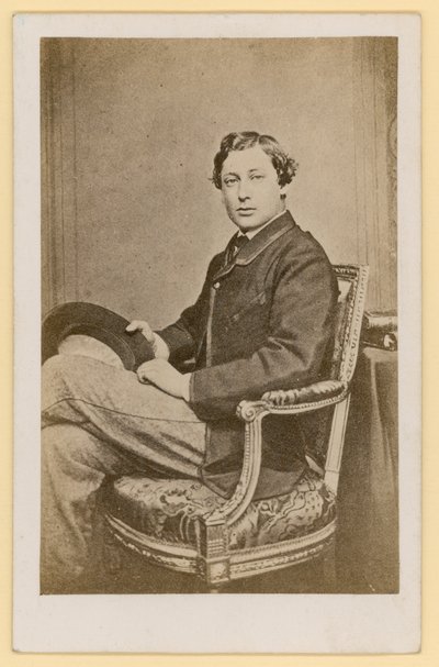 Princ z Walesu, budoucí král Edward VII. (černobílá fotografie) od English Photographer