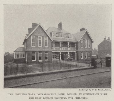 The Princess Mary Convalescent Home, Bognor, ve spojení s East London Hospital for Children od English Photographer