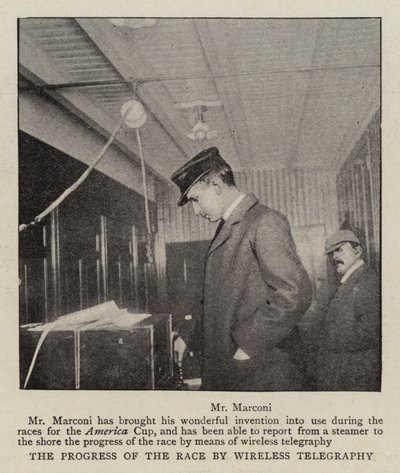 Vývoj závodu pomocí bezdrátové telegrafie od English Photographer
