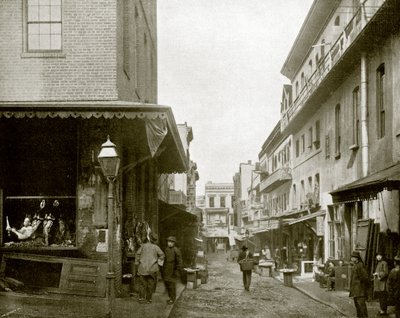 The Provision Market, Chinatown, San Francisco (č/b foto) od English Photographer