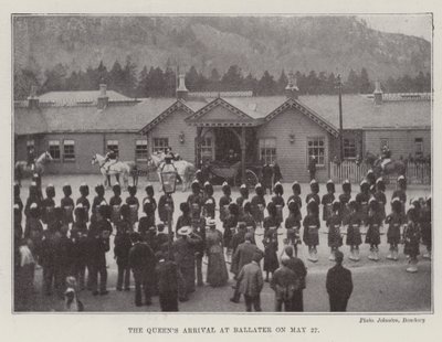Příjezd Queens na Ballater 27. května od English Photographer