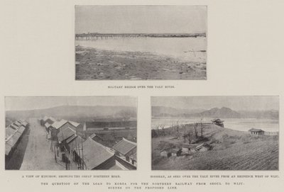 Otázka půjčky do Koreje na severní železnici ze Soulu do Wiju, scény na navrhované trati od English Photographer