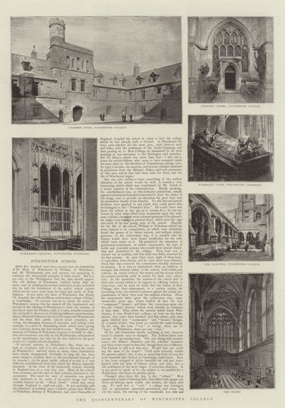 Pětileté výročí Winchester College od English Photographer