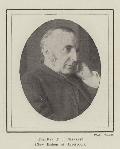 Reverend F J Chavasse, nový biskup z Liverpoolu od English Photographer