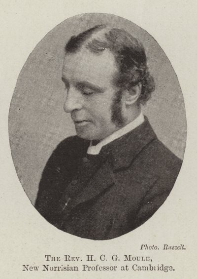 Reverend H C G Moule, nový norský profesor v Cambridge od English Photographer