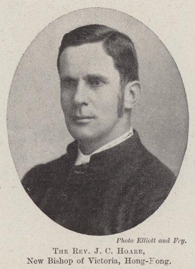 Reverend J C Hoare, nový biskup z Victorie, Hong-Kong od English Photographer