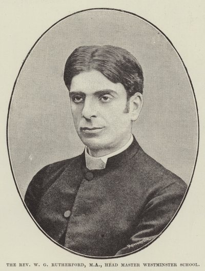 Reverend W G Rutherford, MA, ředitel Westminsterské školy od English Photographer