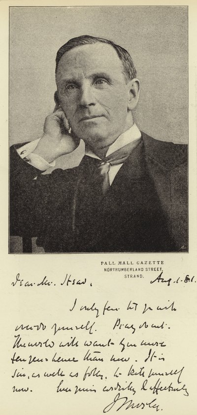 Správný čest John Morley, poslanec od English Photographer