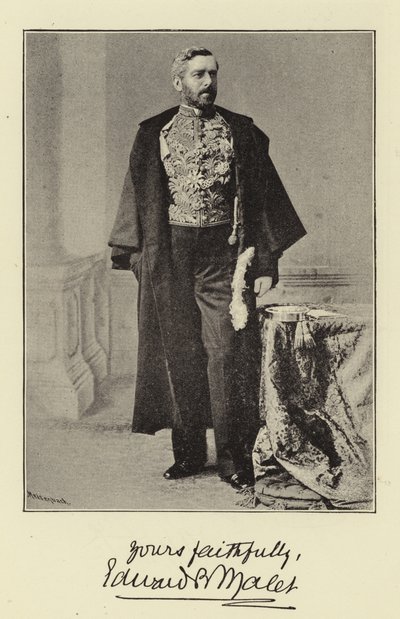 Správný ctihodný Sir Edward Malet, GCB, velvyslanec Jejího Veličenstva u německého soudu od English Photographer
