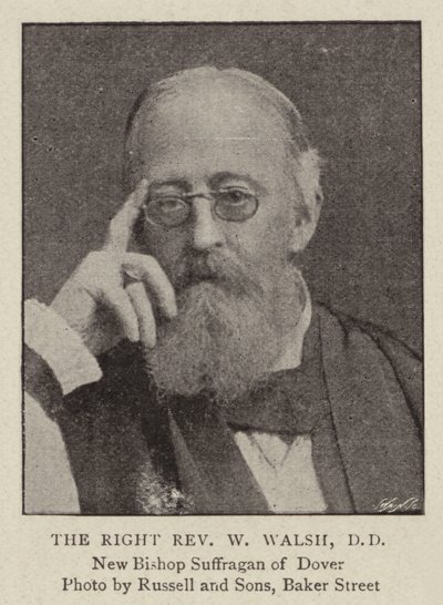 Správný reverend W Walsh, DD od English Photographer