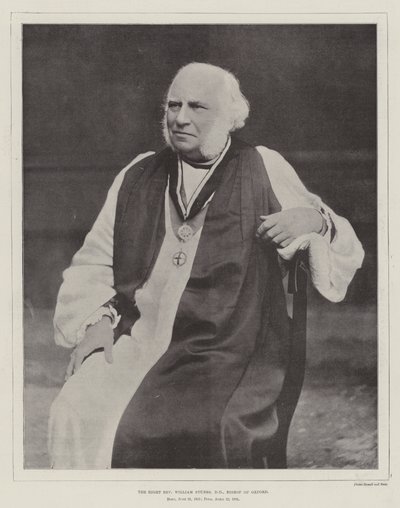 Správný reverend William Stubbs, DD, biskup z Oxfordu od English Photographer