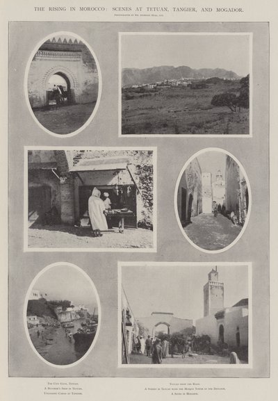 Povstání v Maroku, Scény v Tetuanu, Tangeru a Mogadoru od English Photographer