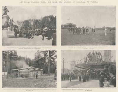 Královská koloniální prohlídka, vévoda a vévodkyně z Cornwallu v Ottawě od English Photographer