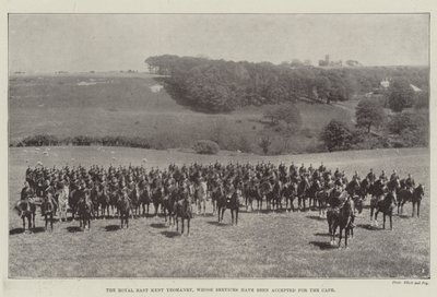 Royal East Kent Yeomanry, jehož služby byly přijaty na mys od English Photographer