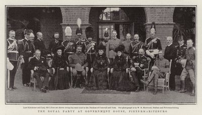 Královská párty ve Government House, Pietermaritzburg od English Photographer