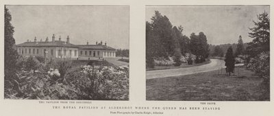 Královský pavilon v Aldershotu, kde královna pobývala od English Photographer