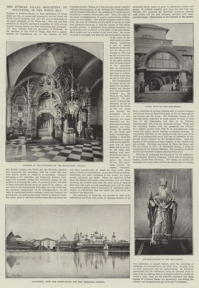 Ruský ostrovní klášter Solovetsk v Bílém moři od English Photographer