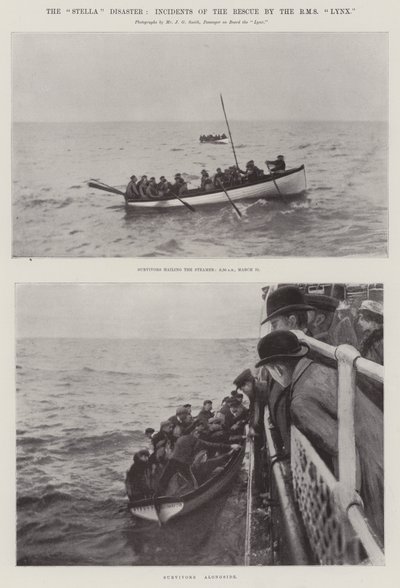 Katastrofa Stella, incidenty záchrany RMS Lynx od English Photographer
