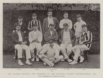 Surrey Eleven, vítězové Cricket County Championship, 1894 od English Photographer
