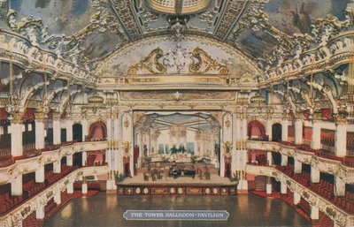 Míčovna Tower Ballroom - Pavilon. Pohlednice odeslána v roce 1913. od English Photographer