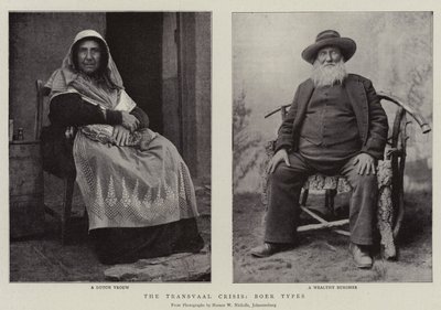 Transvaalská krize, búrské typy od English Photographer