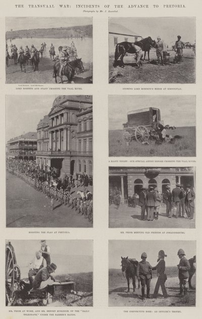 Transvaalská válka, Incidenty postupu do Pretorie od English Photographer