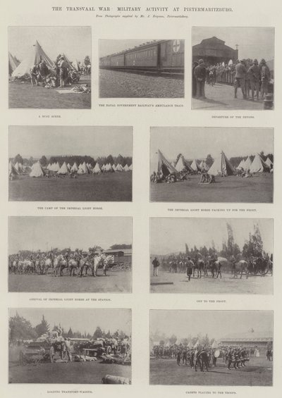 Transvaalská válka, vojenská činnost v Pietermaritzburgu od English Photographer