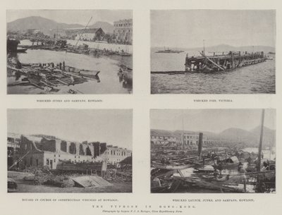 Tajfun v Hong Kongu od English Photographer