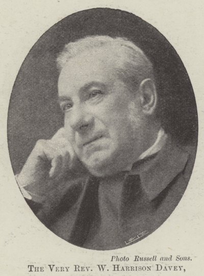 Velmi reverend W Harrison Davey od English Photographer