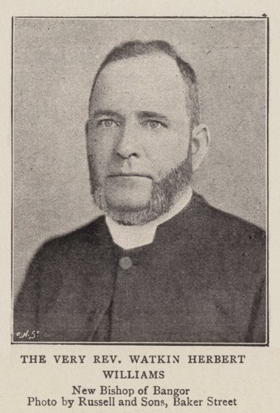 Velmi reverend Watkin Herbert Williams od English Photographer