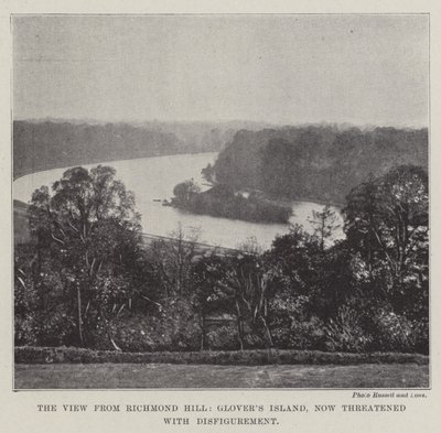 The View from Richmond Hill, Glovers Island, nyní ohrožený Znetvořením od English Photographer