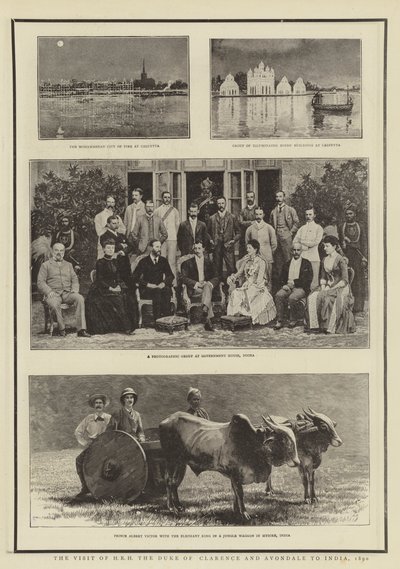 Návštěva HRH vévody z Clarence a Avondale v Indii, 1890 od English Photographer