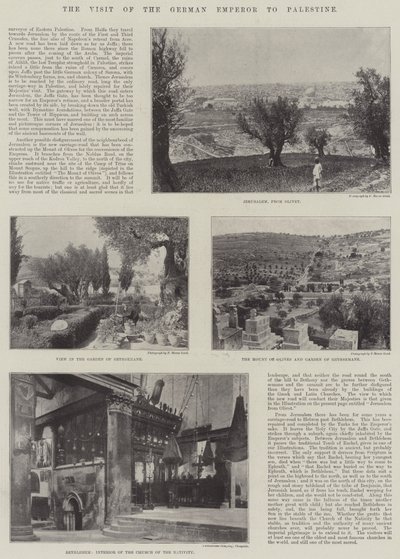 Návštěva německého císaře v Palestině od English Photographer