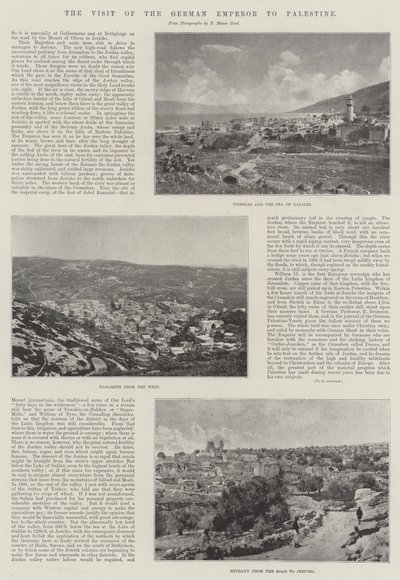 Návštěva německého císaře v Palestině od English Photographer