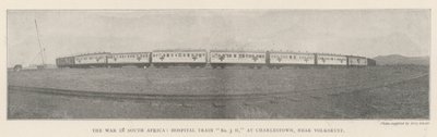 Válka v Jižní Africe, Nemocniční vlak č. 3 H, v Charlestownu, poblíž Volksrust od English Photographer