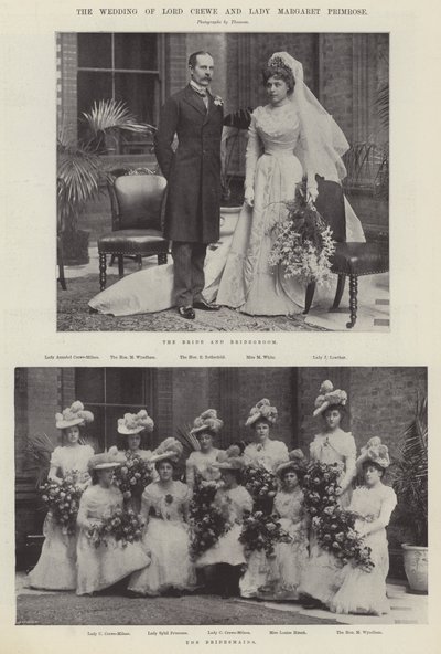 Svatba lorda Crewea a lady Margaret Primroseové od English Photographer