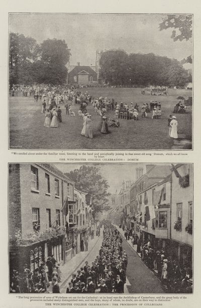 Oslava Winchester College od English Photographer