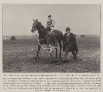 Vítěz dvou tisíc a jednoho tisíce guinejí, pan R. S. Sieviers Scepter od English Photographer
