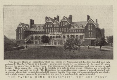 The Yarrow Home, Broadstairs, Sea Front od English Photographer