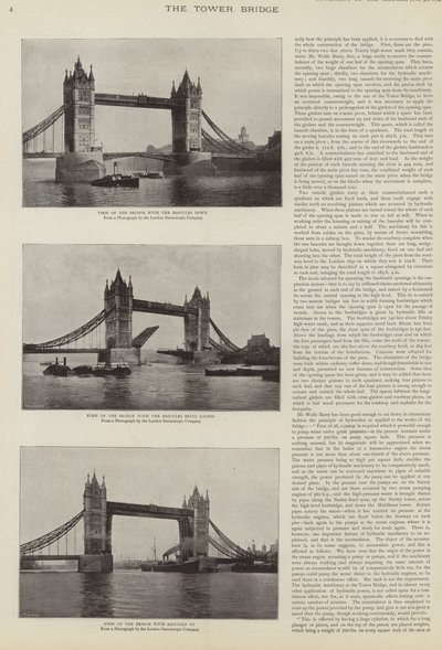 Stavba Tower Bridge v Londýně od English Photographer