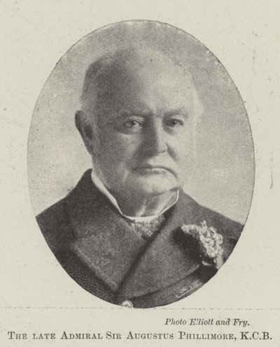 Zesnulý admirál sir Augustus Phillimore, KCB od English Photographer