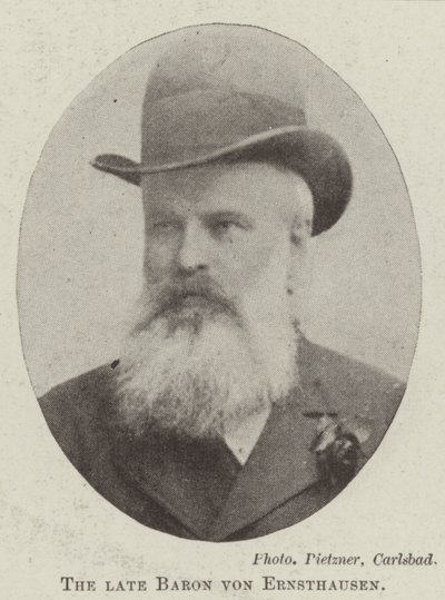Zesnulý baron von Ernsthausen od English Photographer